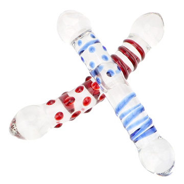 Unisex Glass Dildo Masturbator / Adult Crystal Fake Penis / Glass Anal Sex Toy - EVE's SECRETS